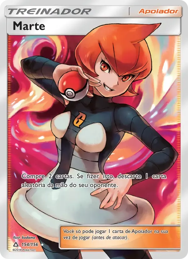 Marte — Ultra Prisma 154 Portuguese Pokémon card