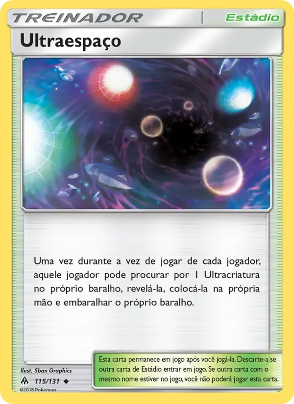 Ultraespaço — Luz Proibida 115 Portuguese Pokémon card