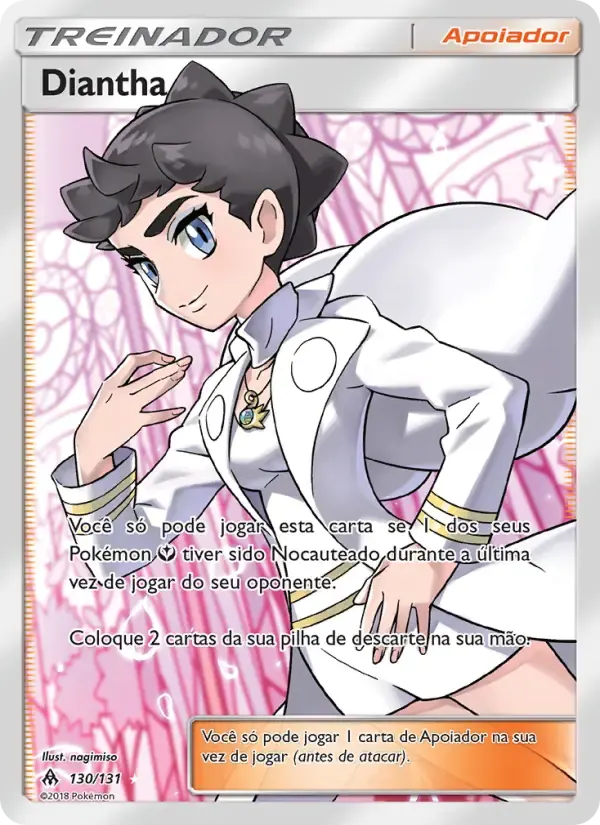 Diantha — Luz Proibida 130 Portuguese Pokémon card