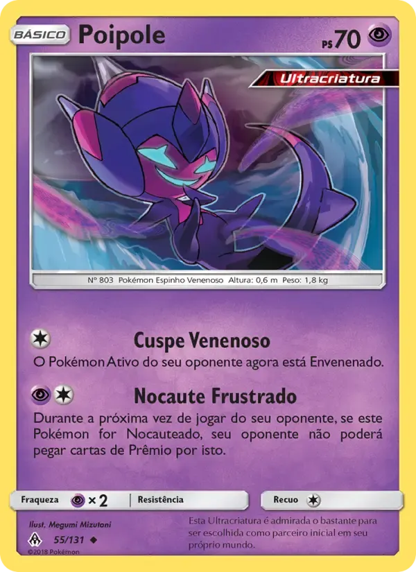 Poipole — Luz Proibida 55 Portuguese Pokémon card