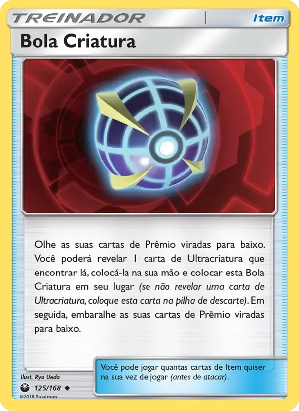 Bola Criatura — Tempestade Celestial 125 Portuguese Pokémon card