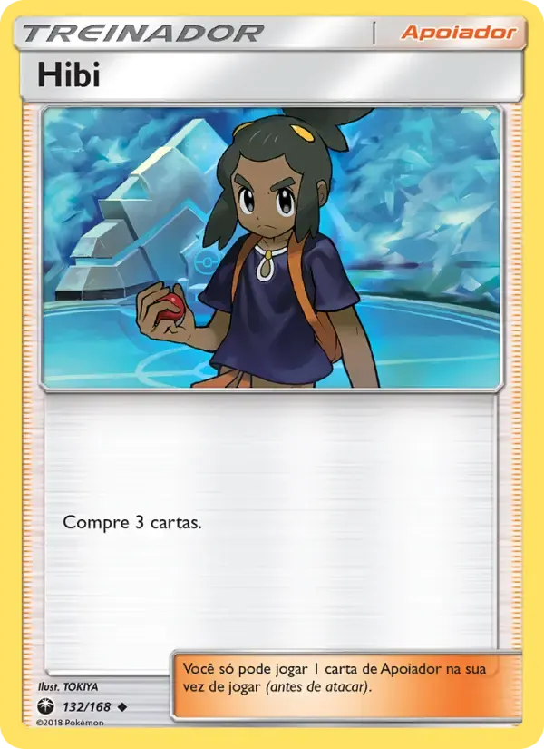 Hibi — Tempestade Celestial 132 Portuguese Pokémon card
