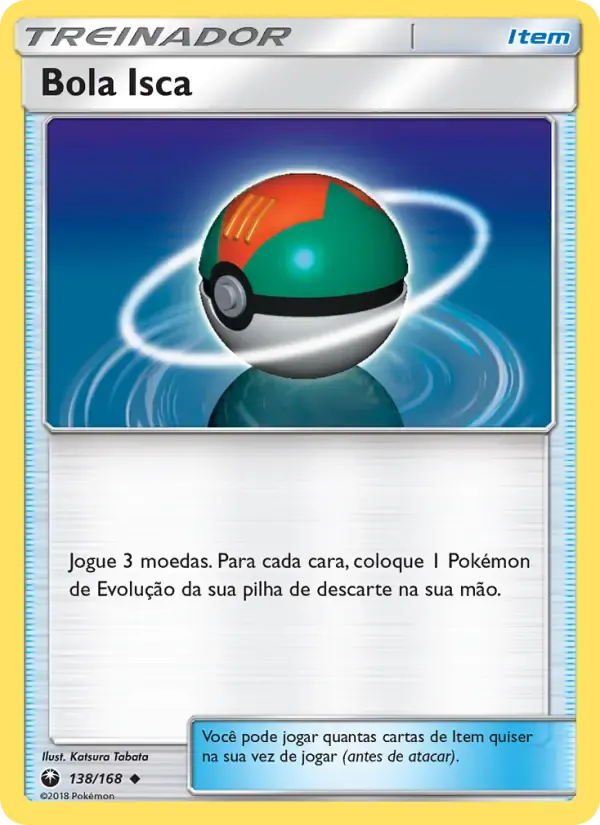 Bola Isca — Tempestade Celestial 138 Portuguese Pokémon card