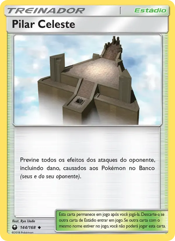 Pilar Celeste — Tempestade Celestial 144 Portuguese Pokémon card