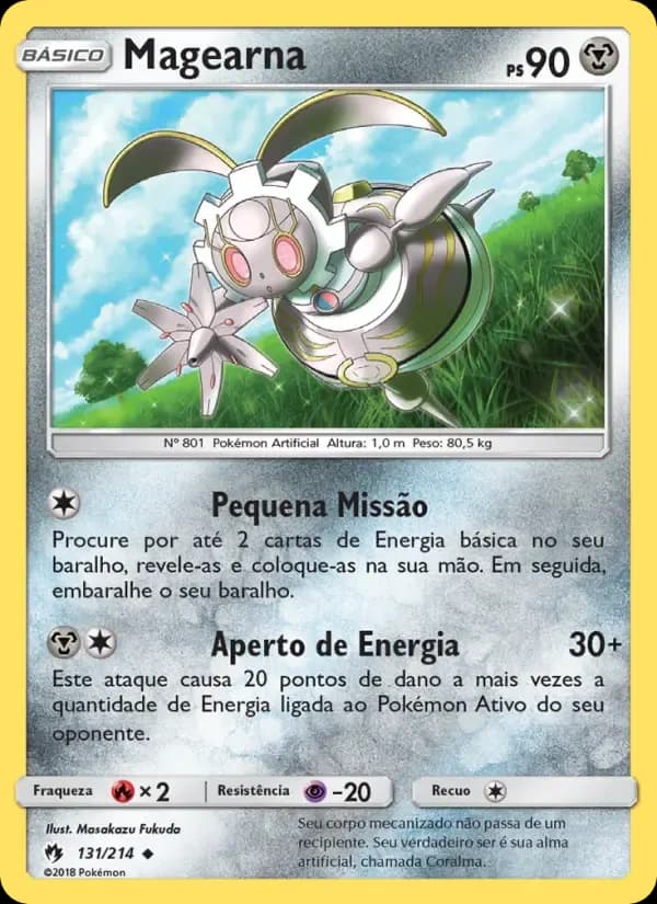 Magearna — Trovões Perdidos 131 Portuguese Pokémon card