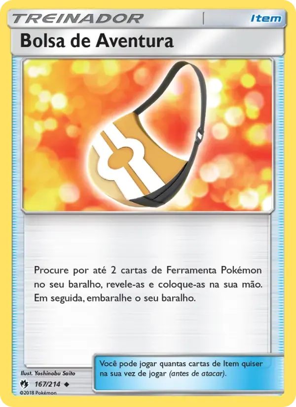 Bolsa de Aventura — Trovões Perdidos 167 Portuguese Pokémon card