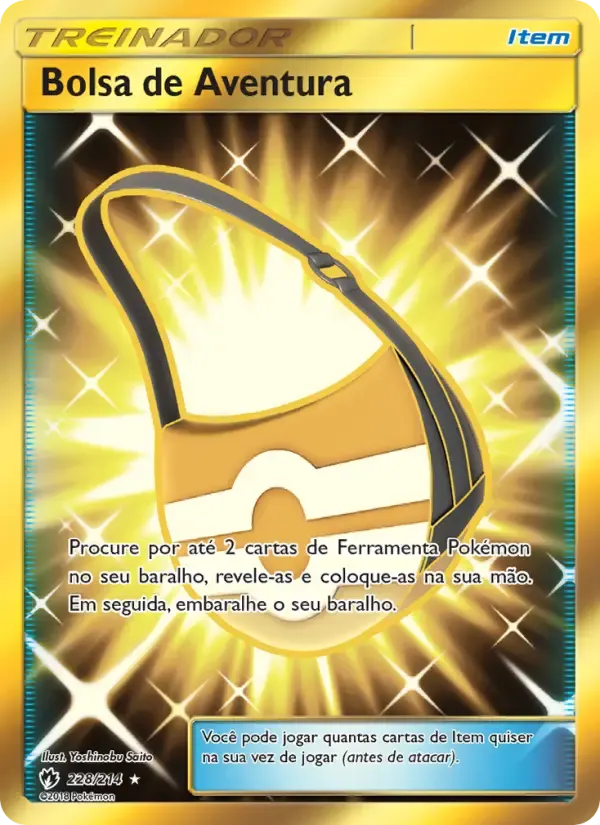 Bolsa de Aventura — Trovões Perdidos 228 Portuguese Pokémon card