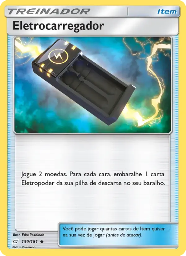 Eletrocarregador — União de Aliados 139 Portuguese Pokémon card