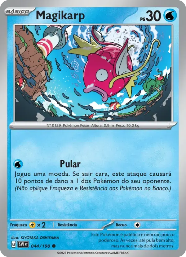 Magikarp — Escarlate e Violeta 44 Portuguese Pokémon card