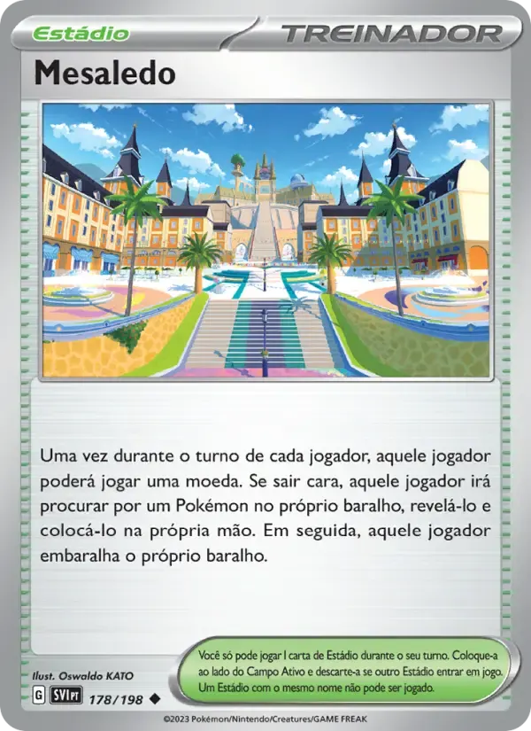 Mesaledo — Escarlate e Violeta 178 Portuguese Pokémon card