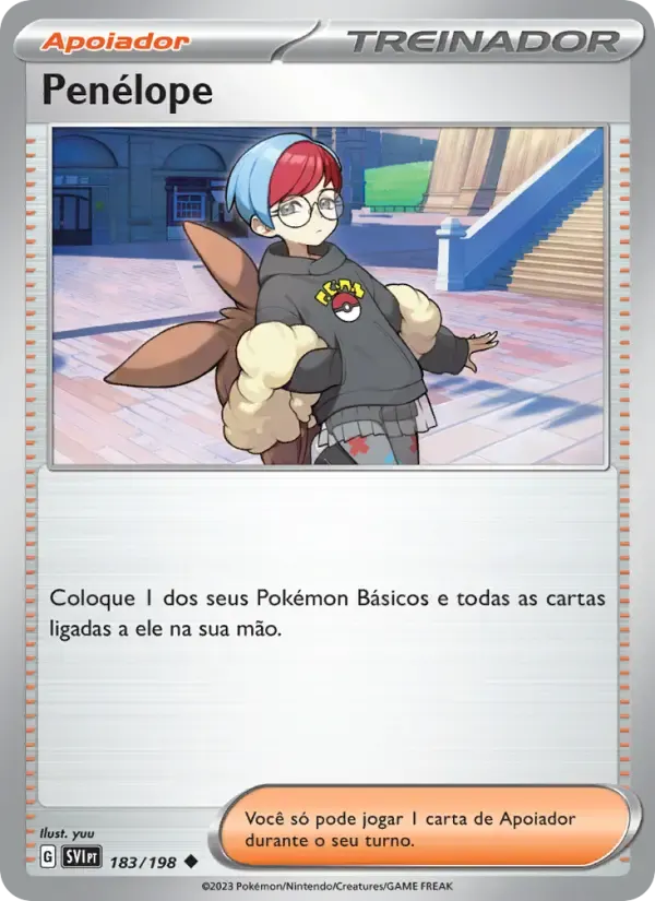 Penélope — Escarlate e Violeta 183 Portuguese Pokémon card