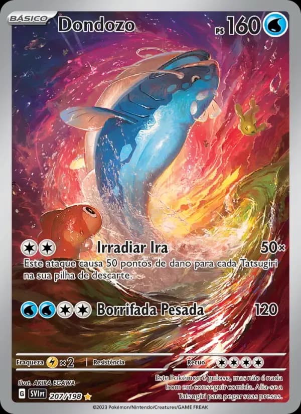 Dondozo — Escarlate e Violeta 207 Portuguese Pokémon card