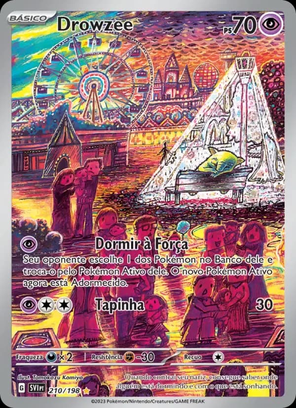 Drowzee — Escarlate e Violeta 210 Portuguese Pokémon card