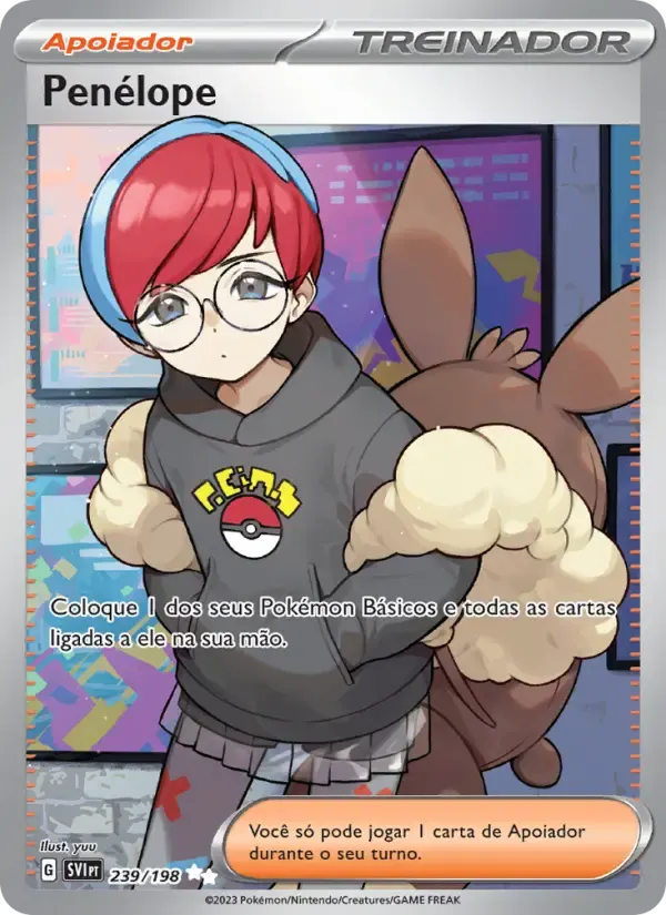 Penélope — Escarlate e Violeta 239 Portuguese Pokémon card