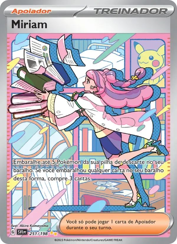Miriam — Escarlate e Violeta 251 Portuguese Pokémon card