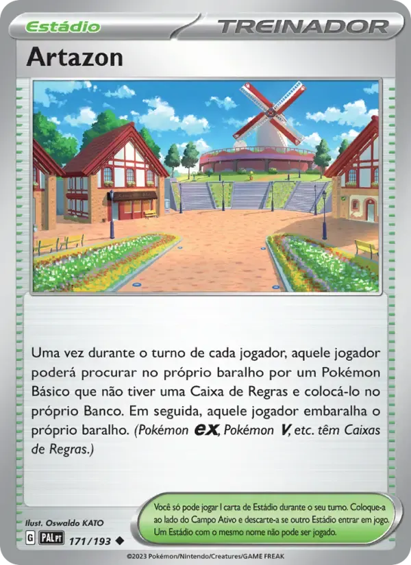 Artazon — Evoluções em Paldea 171 Portuguese Pokémon card