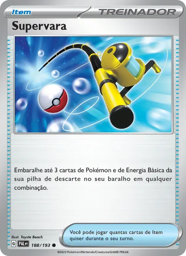 Supervara — Evoluções em Paldea 188 Portuguese Pokémon card