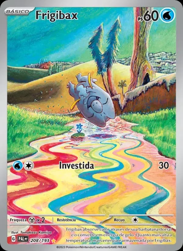 Frigibax — Evoluções em Paldea 208 Portuguese Pokémon card