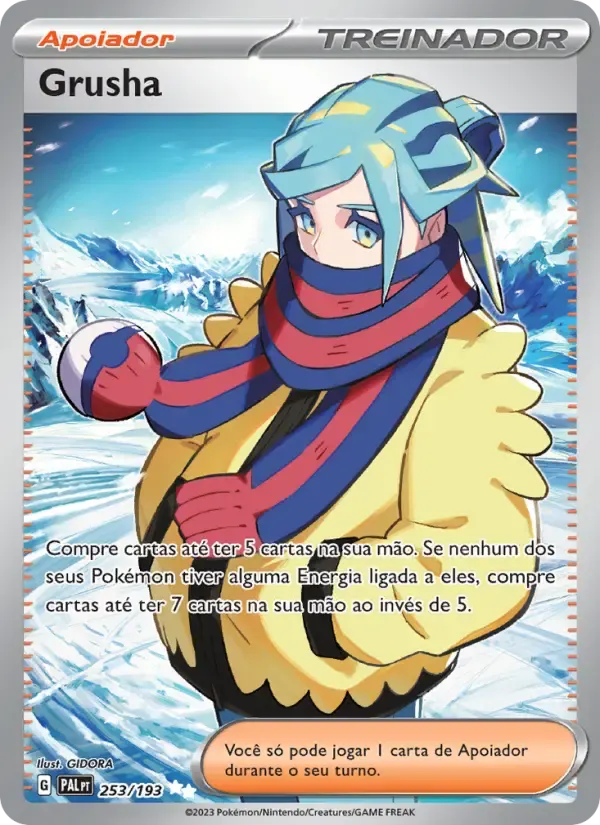 Grusha — Evoluções em Paldea 253 Portuguese Pokémon card