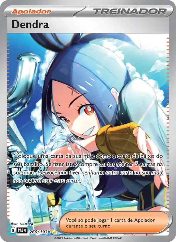 Dendra — Evoluções em Paldea 266 Portuguese Pokémon card