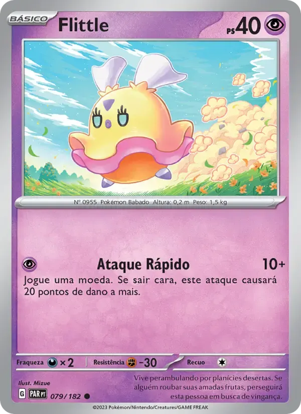 Flittle — Fenda Paradoxal 79 Portuguese Pokémon card
