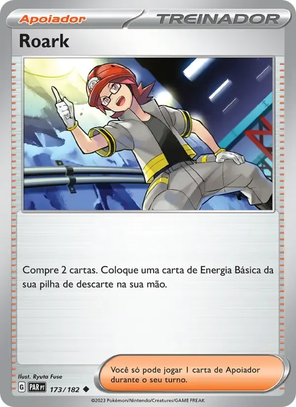 Roark — Fenda Paradoxal 173 Portuguese Pokémon card