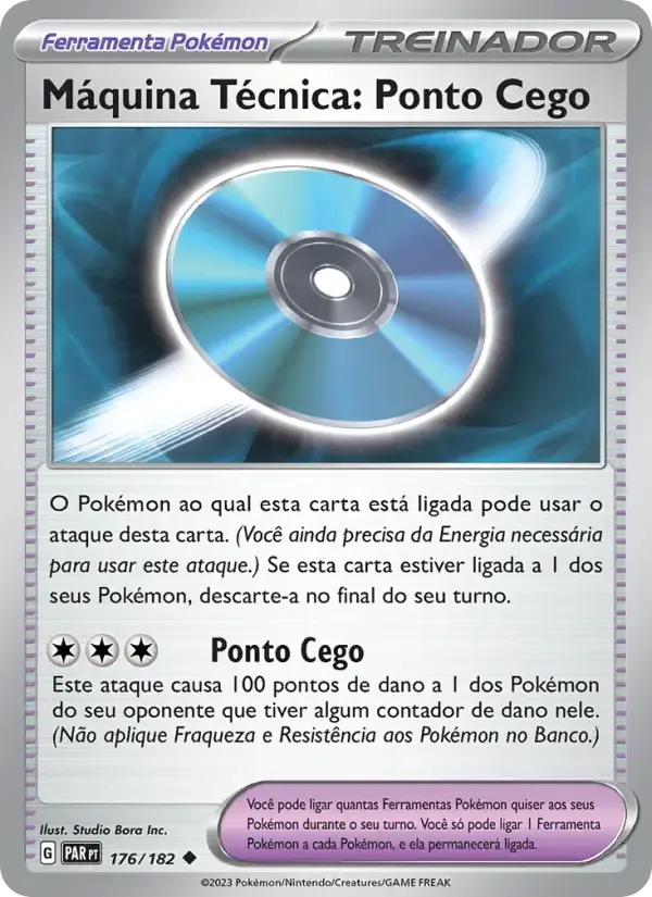 Máquina Técnica: Ponto Cego — Fenda Paradoxal 176 Portuguese Pokémon card