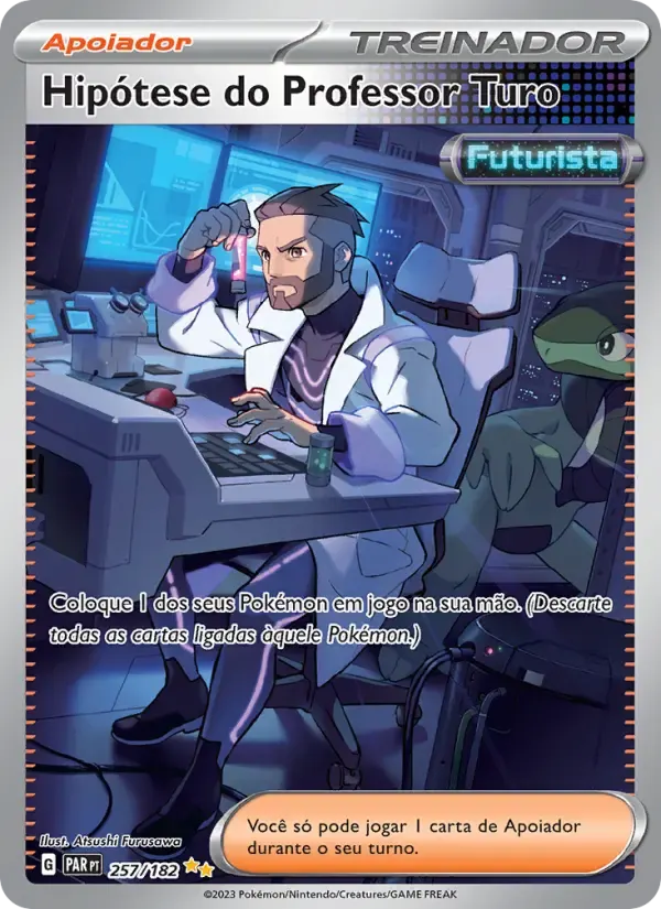 Hipótese do Professor Turo — Fenda Paradoxal 257 Portuguese Pokémon card