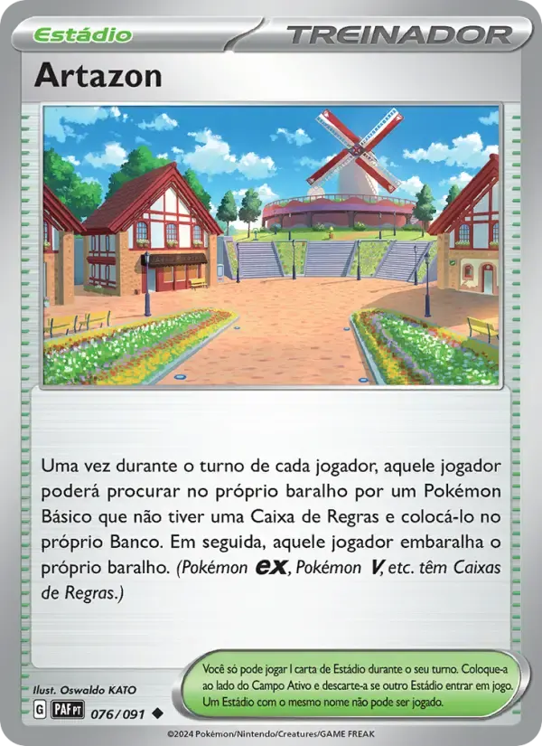 Artazon — Destinos de Paldea 76 Portuguese Pokémon card