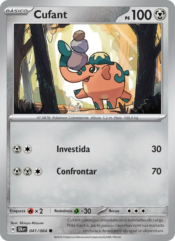 Cufant — Fábulas Nebulosas 41 Portuguese Pokémon card