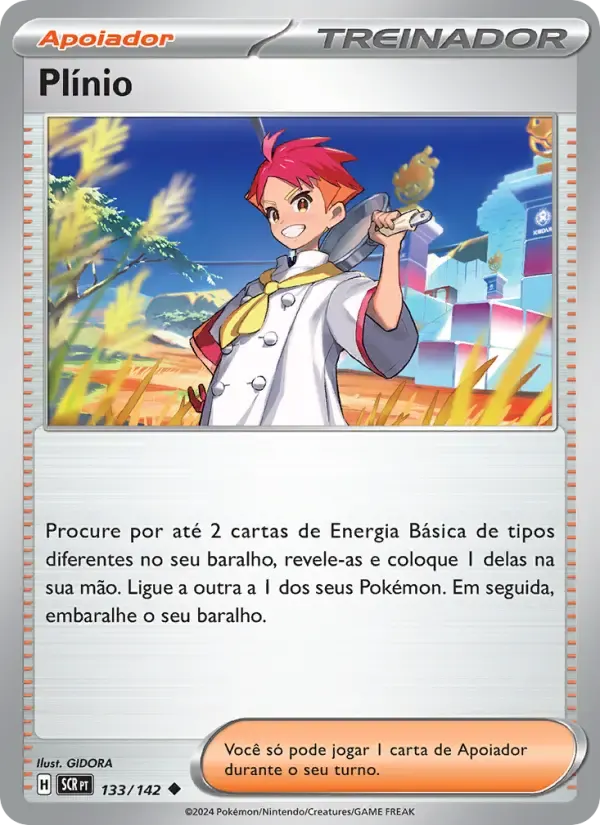 Plínio — Coroa Estelar 133 Portuguese Pokémon card