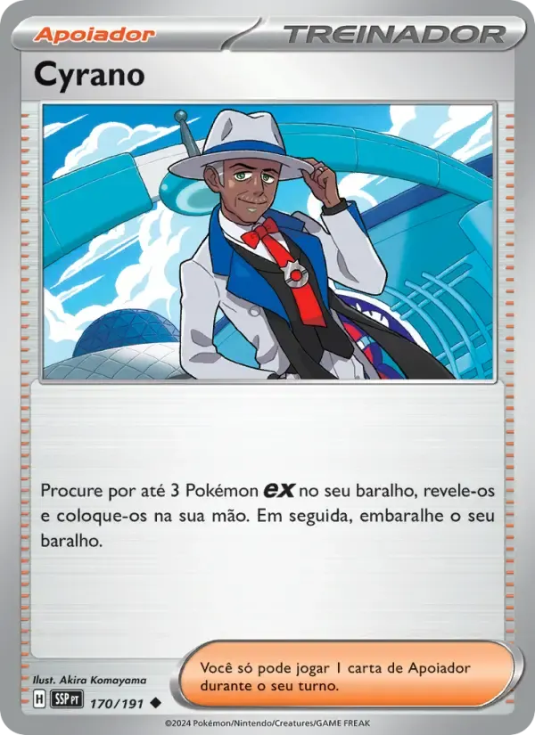 Cyrano — Fagulhas Impetuosas 170 Portuguese Pokémon card