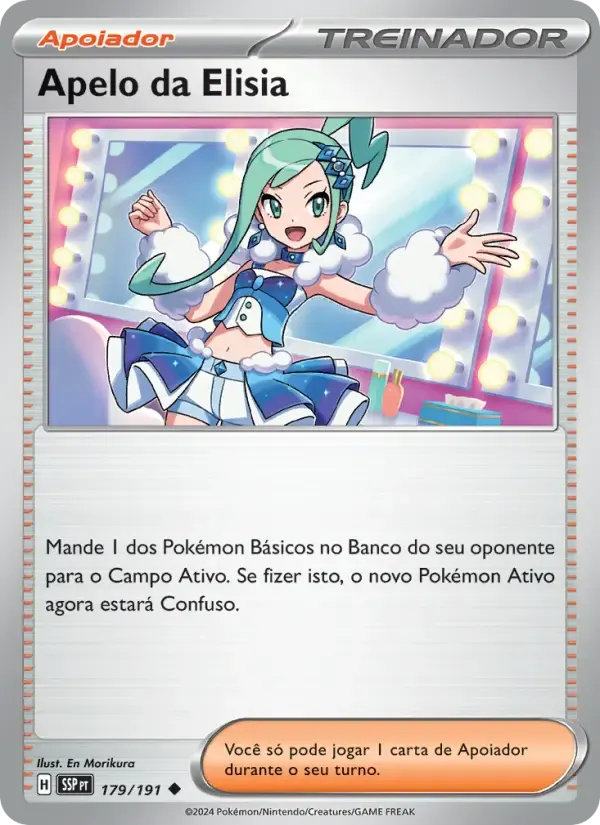 Apelo da Elisia — Fagulhas Impetuosas 179 Portuguese Pokémon card