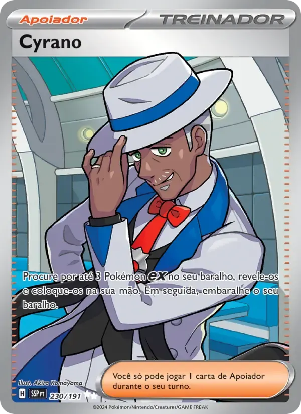 Cyrano — Fagulhas Impetuosas 230 Portuguese Pokémon card