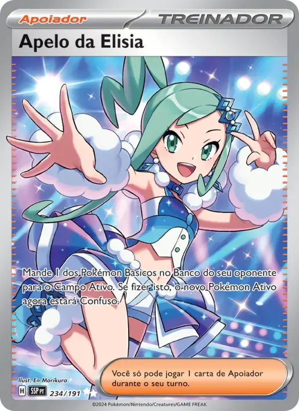 Apelo da Elisia — Fagulhas Impetuosas 234 Portuguese Pokémon card