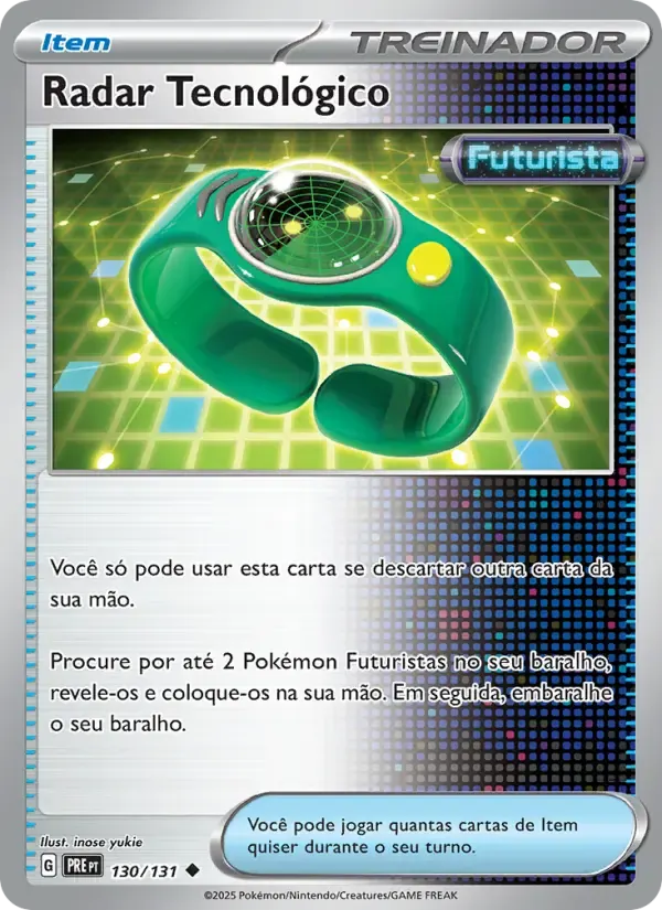 Radar Tecnológico — Evoluções Prismáticas 130 Portuguese Pokémon card