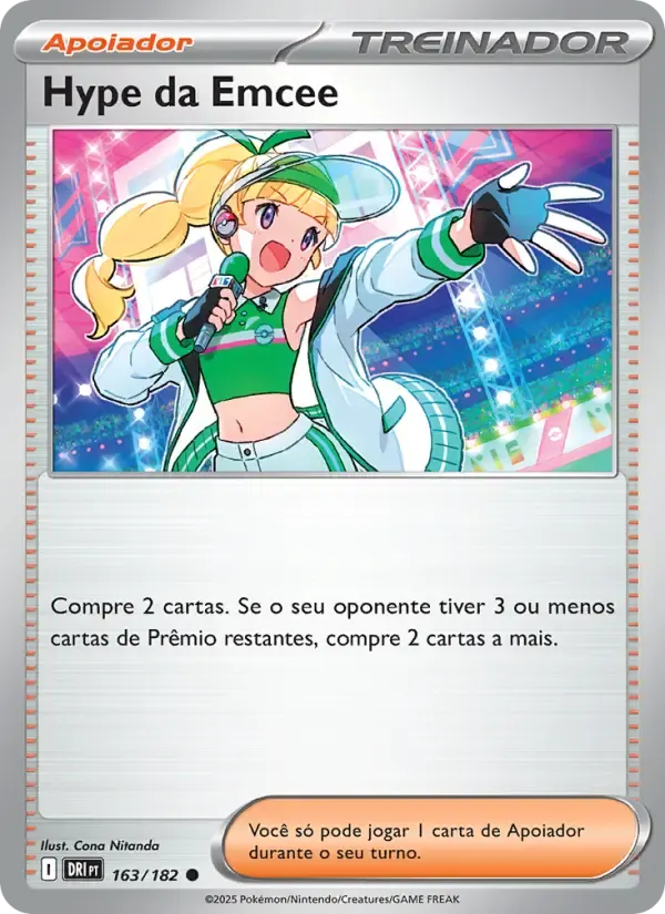 Hype da Emcee — Rivais Predestinados 163 Portuguese Pokémon card