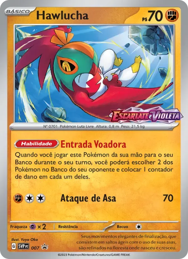 Hawlucha — SVP Black Star Promos 7 Portuguese Pokémon card