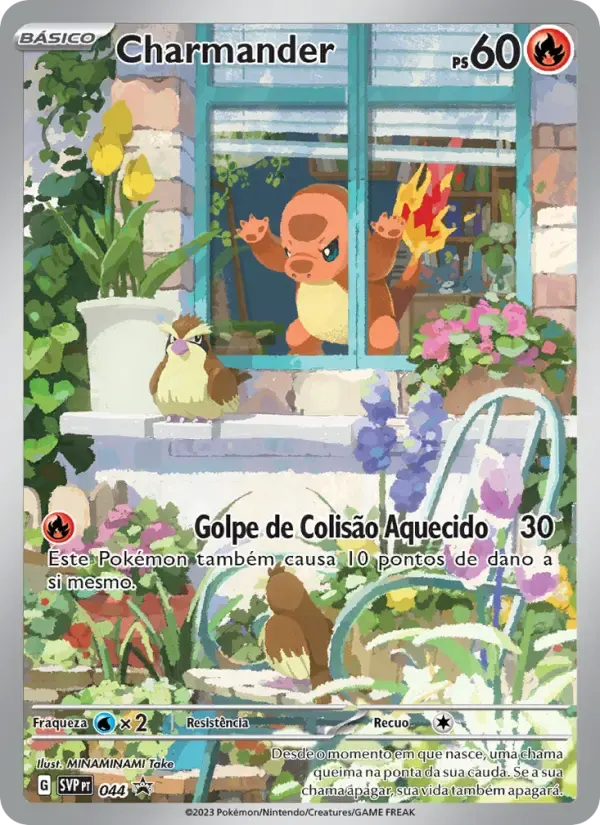Charmander — SVP Black Star Promos 44 Portuguese Pokémon card