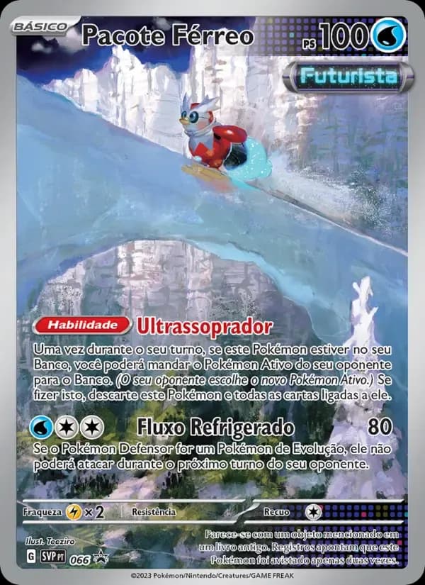 Pacote Férreo — SVP Black Star Promos 66 Portuguese Pokémon card