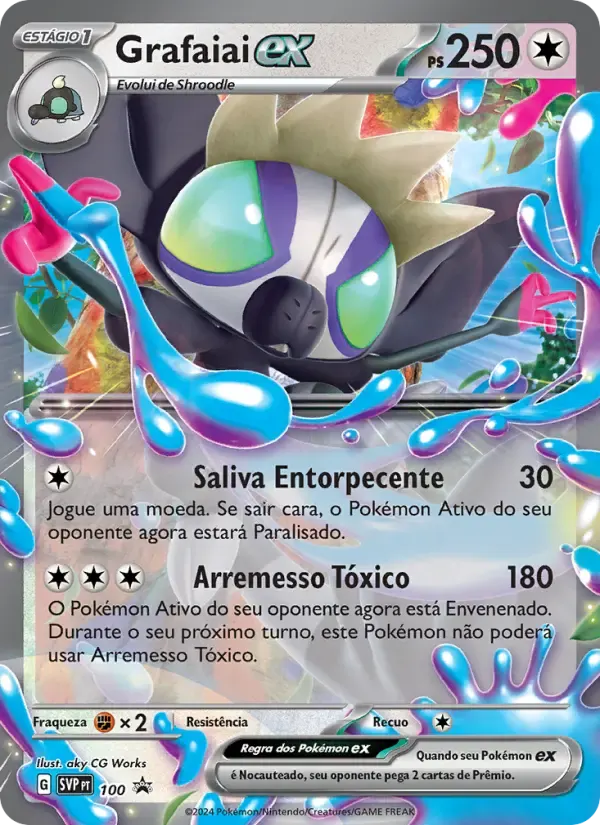 Grafaiai ex — SVP Black Star Promos 100 Portuguese Pokémon card