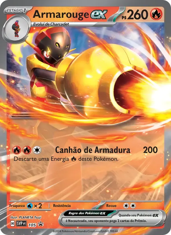 Armarouge ex — SVP Black Star Promos 105 Portuguese Pokémon card