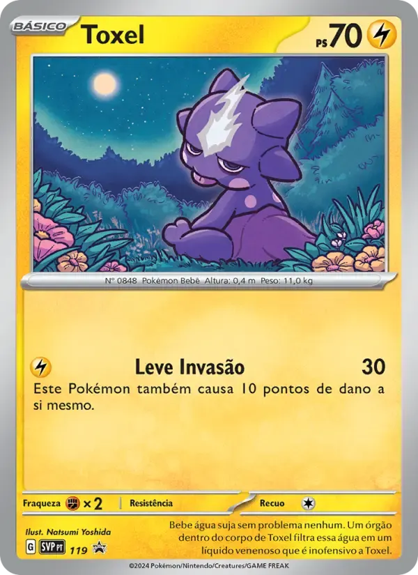 Toxel — SVP Black Star Promos 119 Portuguese Pokémon card