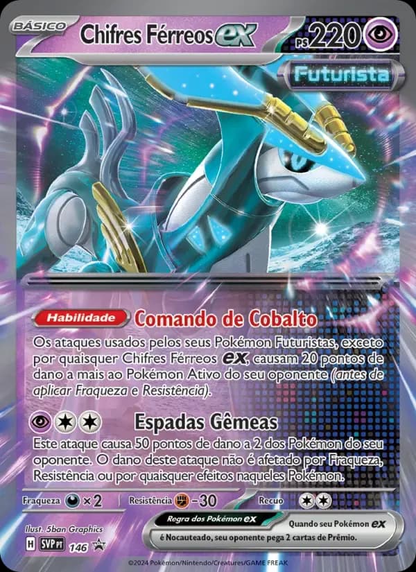 Chifres Férreos ex — SVP Black Star Promos 146 Portuguese Pokémon card