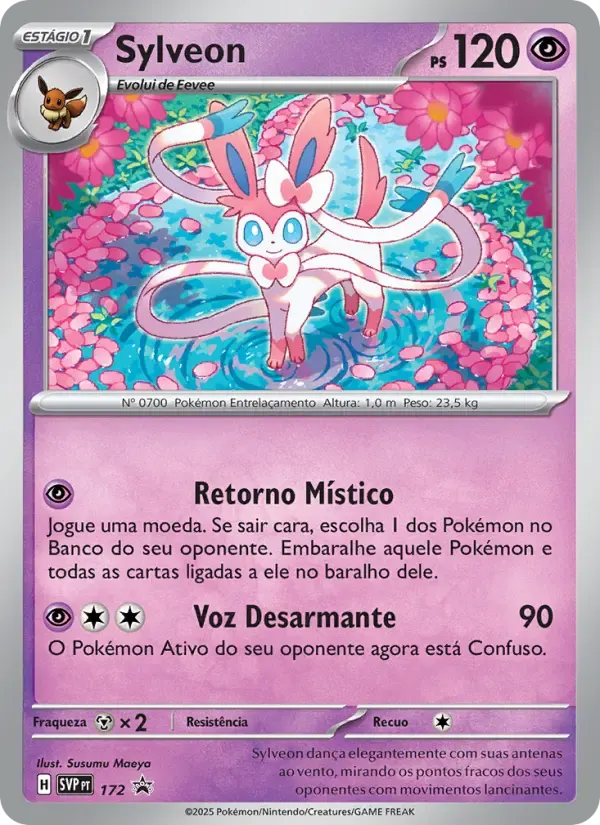 Sylveon — SVP Black Star Promos 172 Portuguese Pokémon card