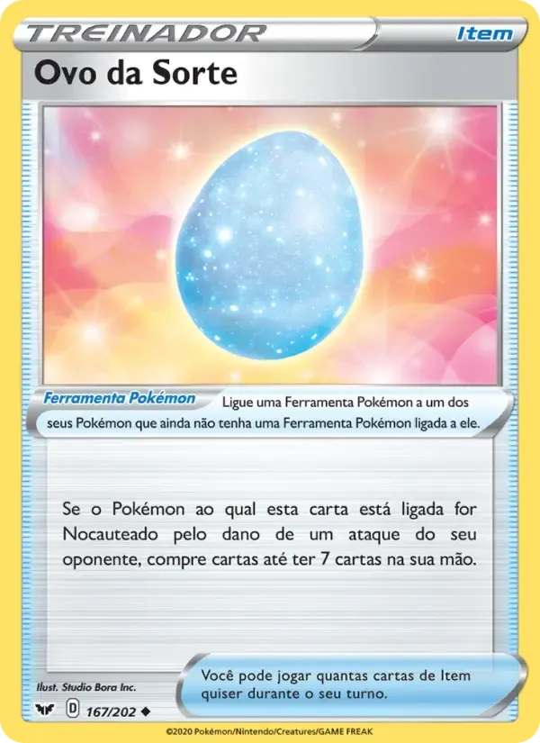 Ovo da Sorte — Espada e Escudo 167 Portuguese Pokémon card