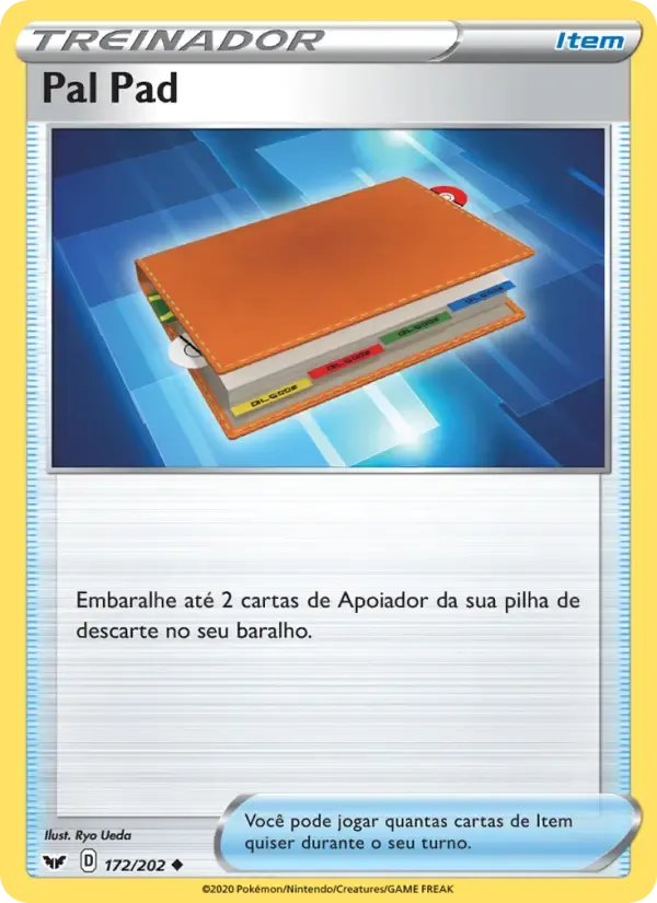 Pal Pad — Espada e Escudo 172 Portuguese Pokémon card