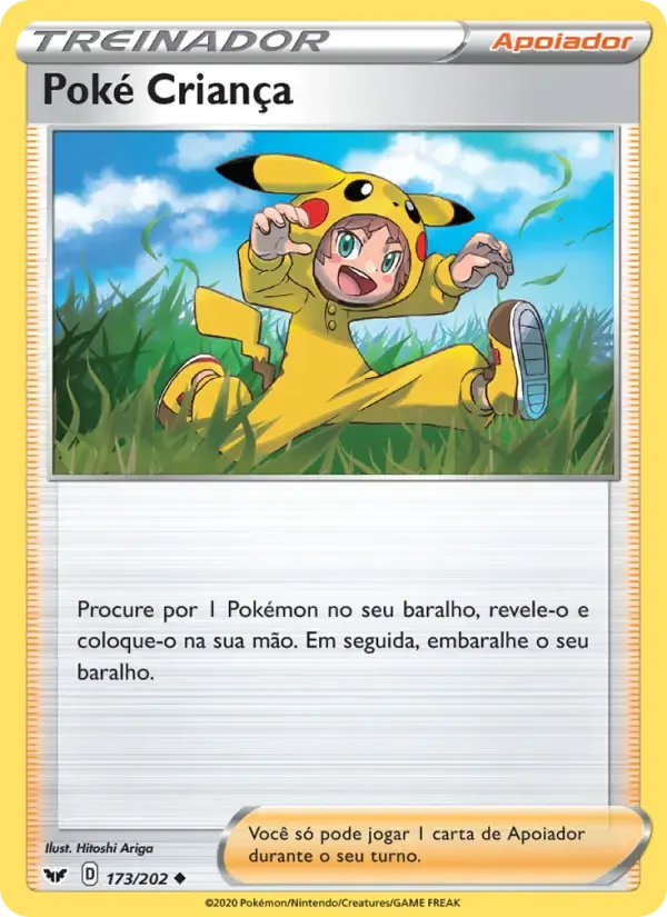 Poké Criança — Espada e Escudo 173 Portuguese Pokémon card
