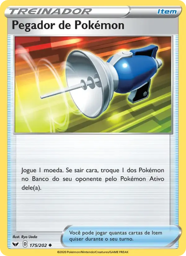 Pegador de Pokémon — Espada e Escudo 175 Portuguese Pokémon card