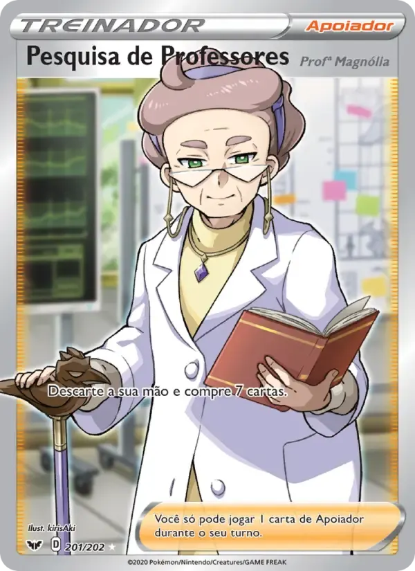 Pesquisa de Professores — Espada e Escudo 201 Portuguese Pokémon card